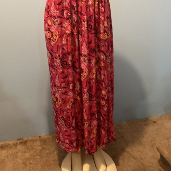 FLORAL  MAXI DRESS - BRIGHT PRINT - Picture 4 of 5